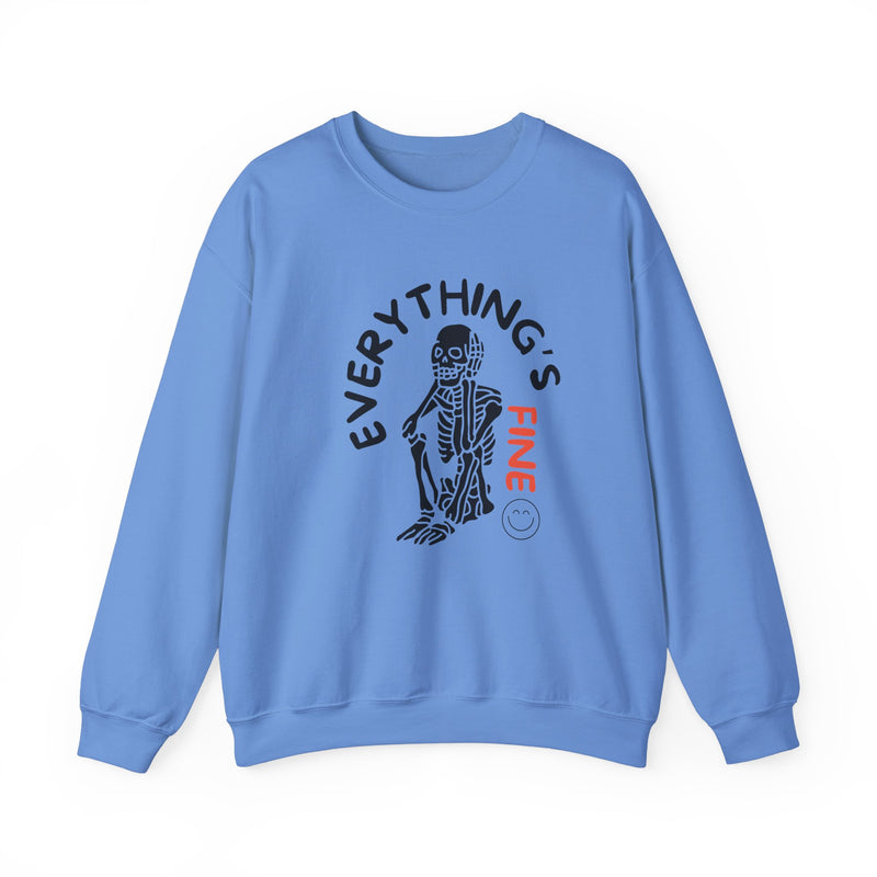 Everything's Fine Unisex Heavy Blend™ Crewneck Sweatshirt