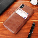 PU leather phone back cover - Shopeez