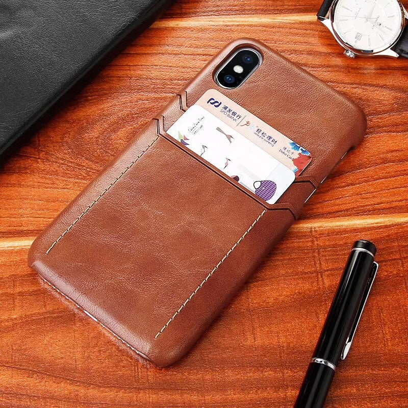 PU leather phone back cover - Shopeez
