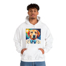 White Dog Unisex Heavy Blend™ Hooded Sweatshirt