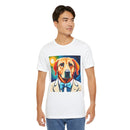White Dog Unisex Jersey Short Sleeve Tee