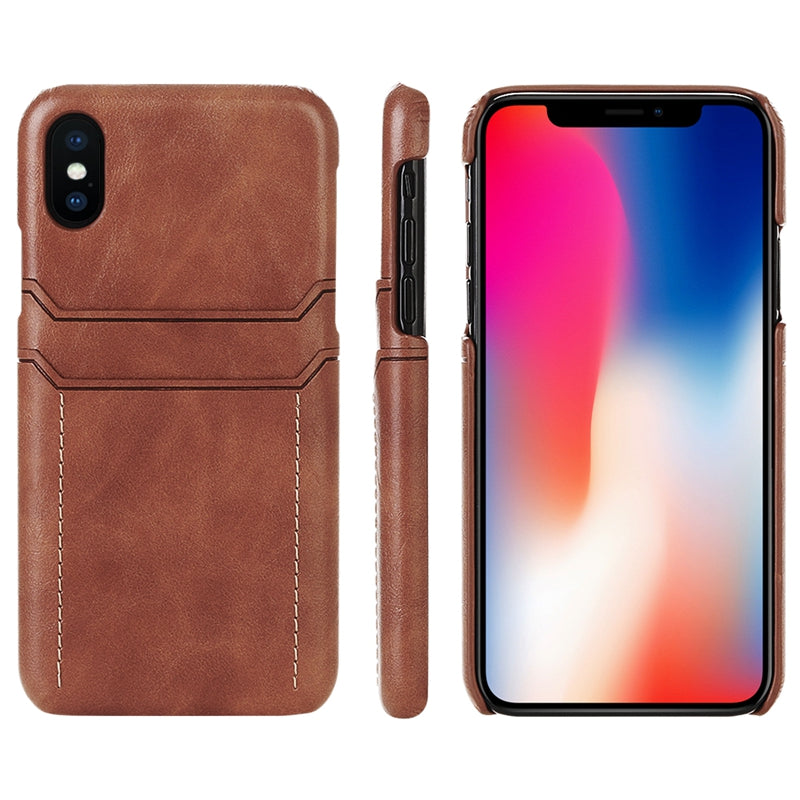 PU leather phone back cover - Shopeez