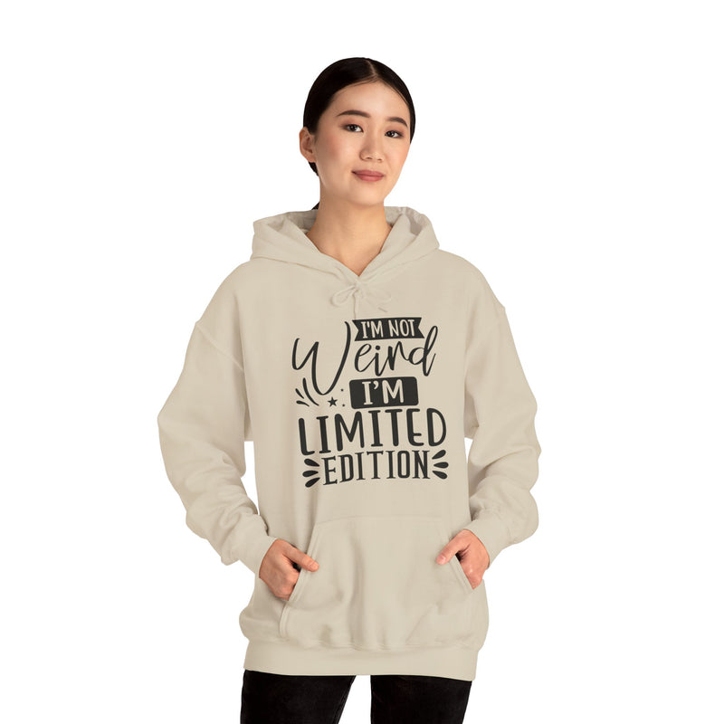 I'm Not Weird I'm Limited Edition Unisex Heavy Blend™ Hooded Sweatshirt