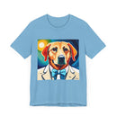 White Dog Unisex Jersey Short Sleeve Tee
