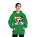 White Dog Unisex Heavy Blend™ Hooded Sweatshirt