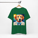 White Dog Unisex Jersey Short Sleeve Tee