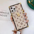 Back Cover Square Leather Phone Case - Shopeez