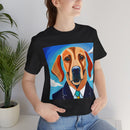 Blue Dog Unisex Jersey Short Sleeve Tee