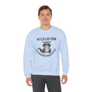 Hold On I'm Overstimulated Unisex Heavy Blend™ Crewneck Sweatshirt