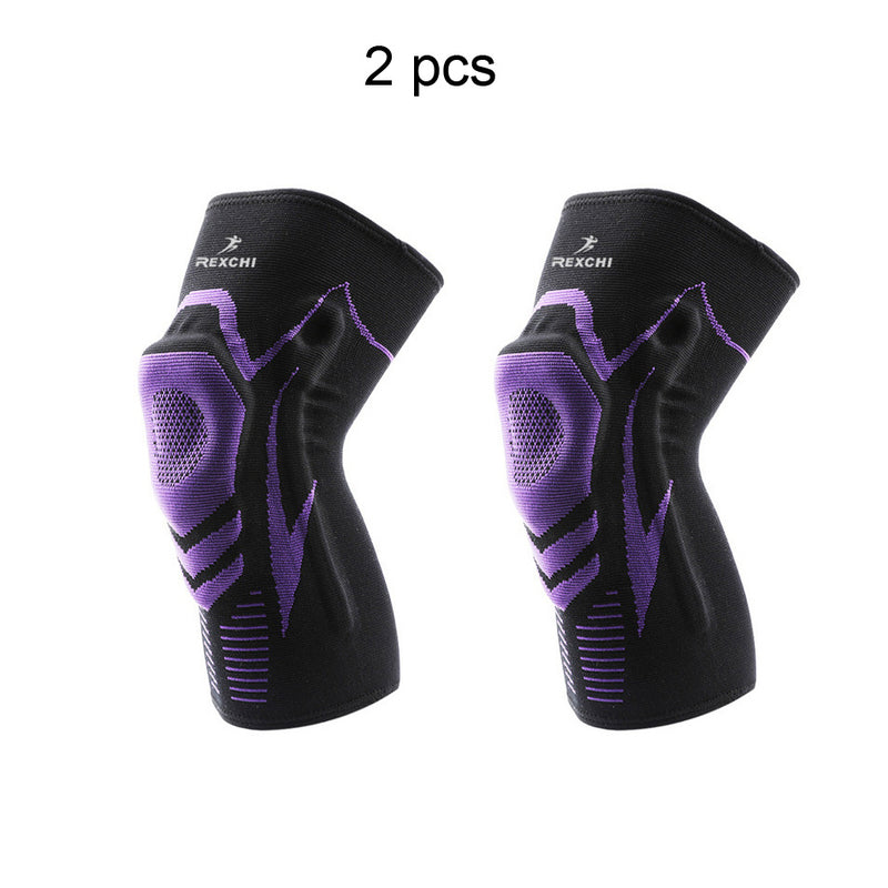 Outdoor fitness silicone knee pad