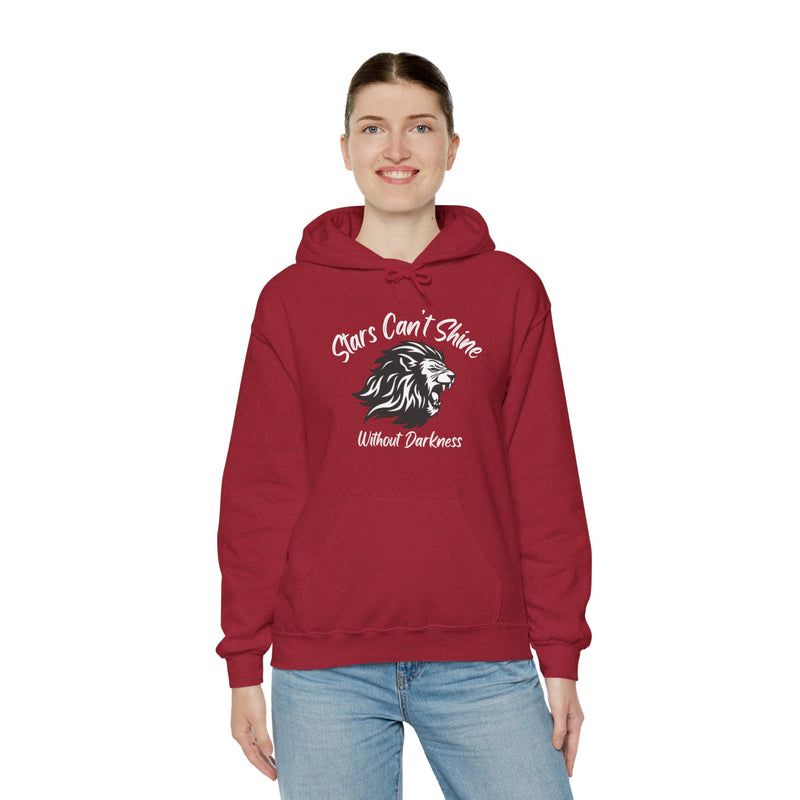 Stars Can't Shine Without Darkness Unisex Heavy Blend™ Hooded Sweatshirt