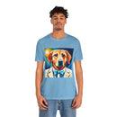 White Dog Unisex Jersey Short Sleeve Tee