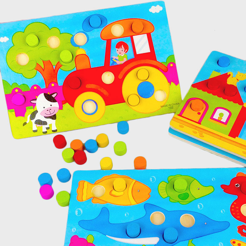 Baby Color Matching Cognitive Blocks