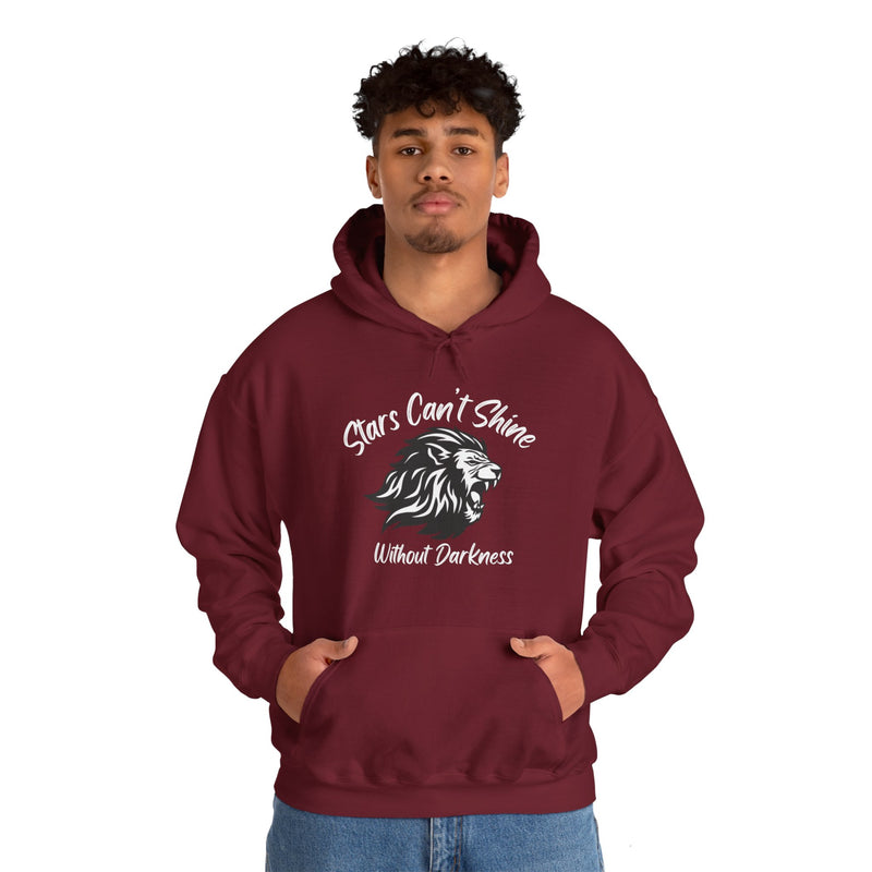 Stars Can't Shine Without Darkness Unisex Heavy Blend™ Hooded Sweatshirt