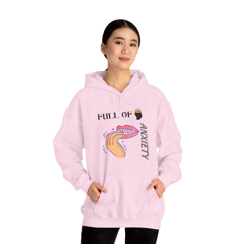 Full Of Anxiety Unisex Heavy Blend™ Hooded Sweatshirt