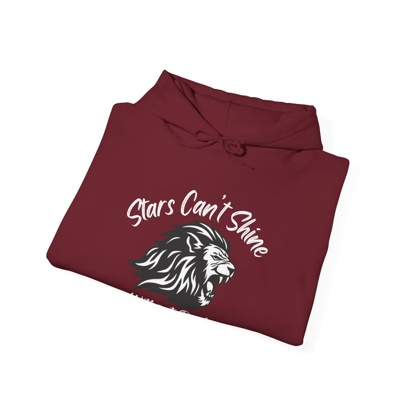 Stars Can't Shine Without Darkness Unisex Heavy Blend™ Hooded Sweatshirt