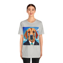 Blue Dog Unisex Jersey Short Sleeve Tee