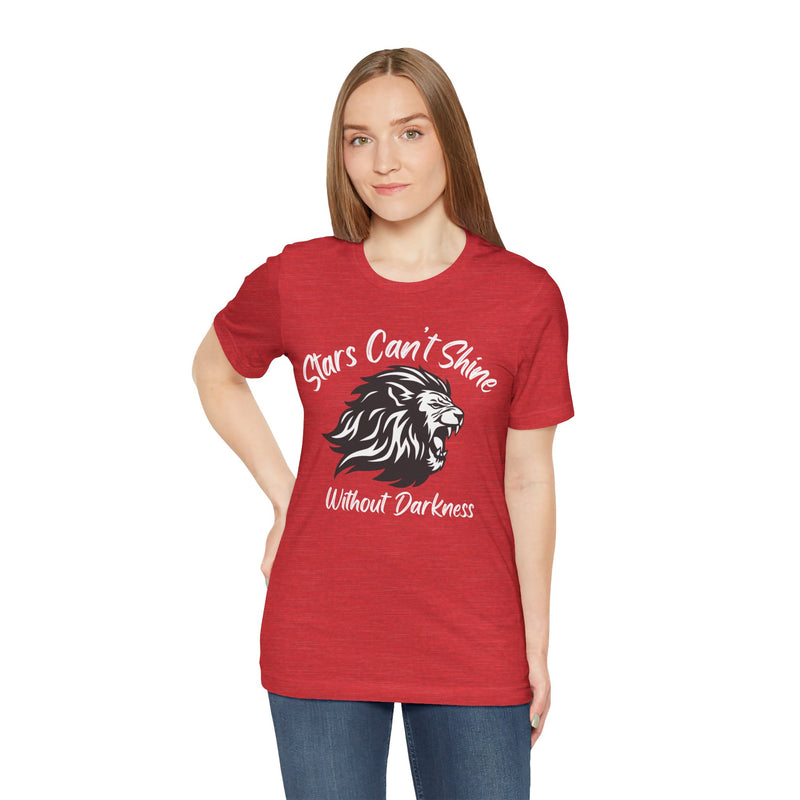 Stars Can't Shine Without Darkness Unisex Jersey Short Sleeve Tee