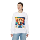 White Dog Unisex Heavy Blend™ Crewneck Sweatshirt