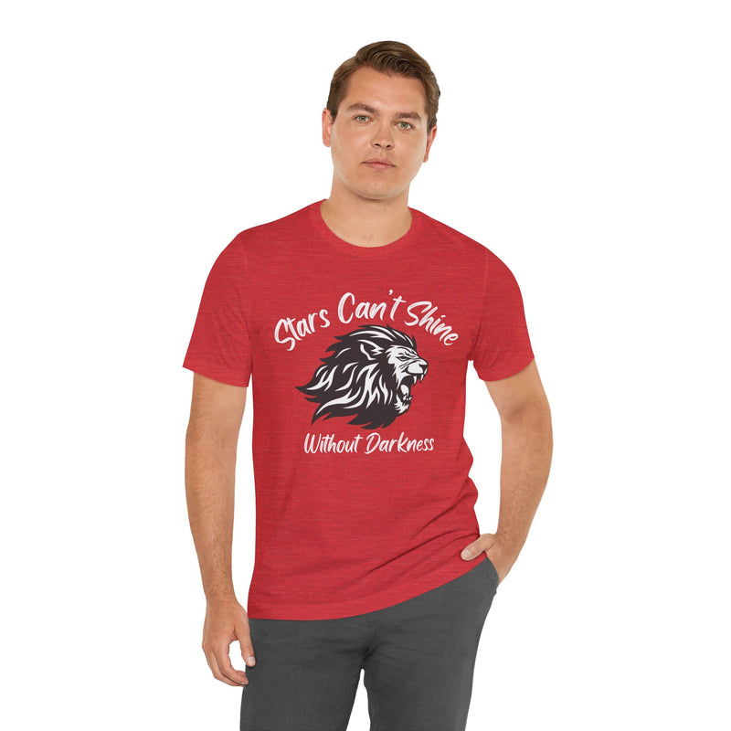 Stars Can't Shine Without Darkness Unisex Jersey Short Sleeve Tee