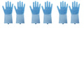 Silicone Cleaning Brush Scrubbing Gloves - Shopeez