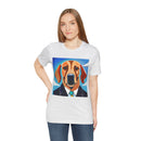 Blue Dog Unisex Jersey Short Sleeve Tee