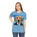 Blue Dog Unisex Jersey Short Sleeve Tee