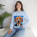 Blue Dog Unisex Heavy Blend™ Crewneck Sweatshirt