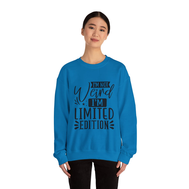 I'm Not Weird I'm Limited Edition Unisex Heavy Blend™ Crewneck Sweatshirt