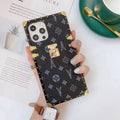 Back Cover Square Leather Phone Case - Shopeez