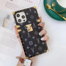 Back Cover Square Leather Phone Case - Shopeez