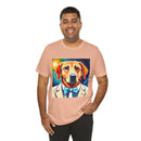 White Dog Unisex Jersey Short Sleeve Tee