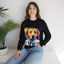 White Dog Unisex Heavy Blend™ Crewneck Sweatshirt