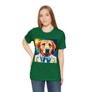 White Dog Unisex Jersey Short Sleeve Tee