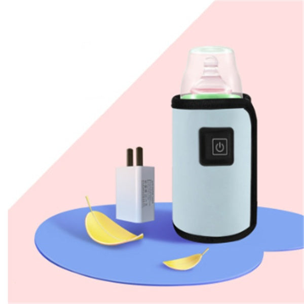 Baby bottle heating sleeve