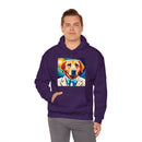 White Dog Unisex Heavy Blend™ Hooded Sweatshirt