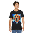 Blue Dog Unisex Jersey Short Sleeve Tee