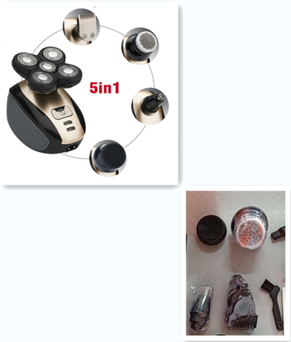 Electric Shaver 5 Blade Razor For Men - Shopeez