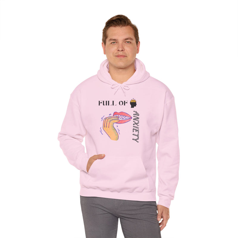 Full Of Anxiety Unisex Heavy Blend™ Hooded Sweatshirt