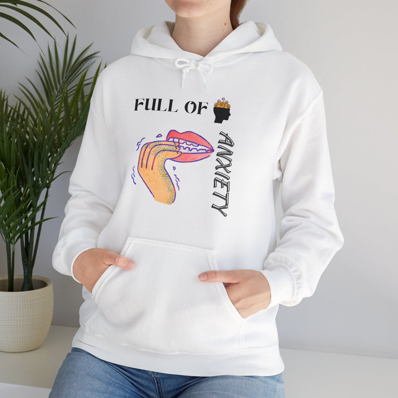 Full Of Anxiety Unisex Heavy Blend™ Hooded Sweatshirt