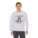 Hold On I'm Overstimulated Unisex Heavy Blend™ Crewneck Sweatshirt