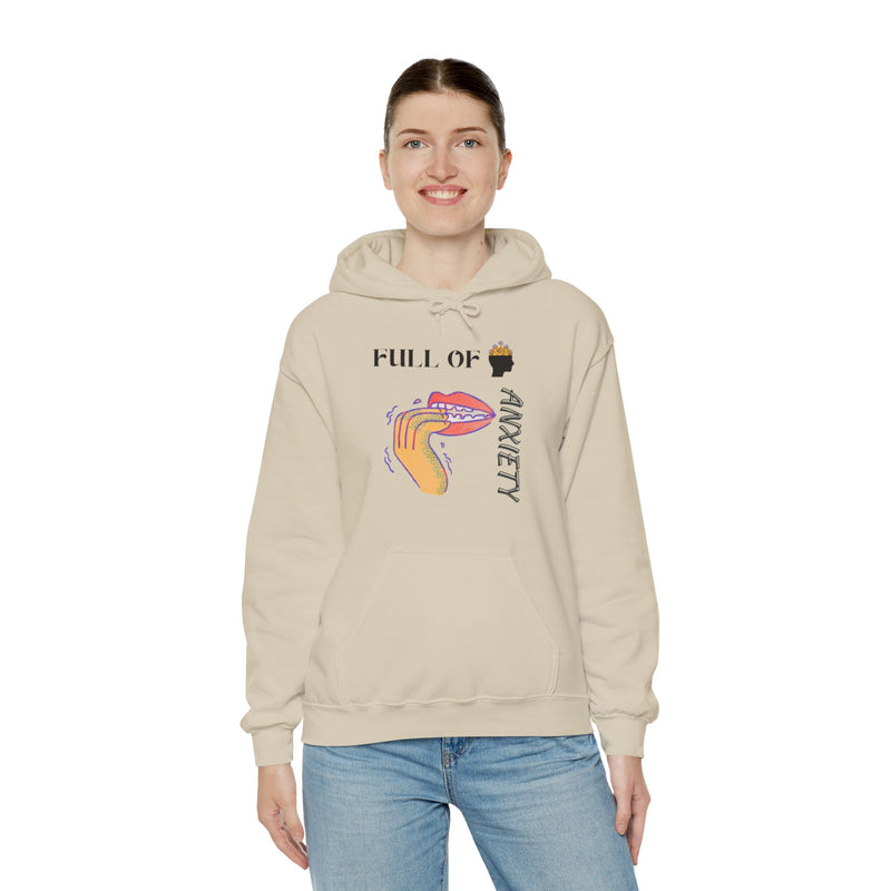 Full Of Anxiety Unisex Heavy Blend™ Hooded Sweatshirt