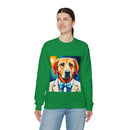 White Dog Unisex Heavy Blend™ Crewneck Sweatshirt