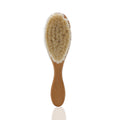 Baby shampoo wood wool brush
