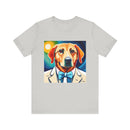 White Dog Unisex Jersey Short Sleeve Tee