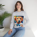 White Dog Unisex Heavy Blend™ Crewneck Sweatshirt