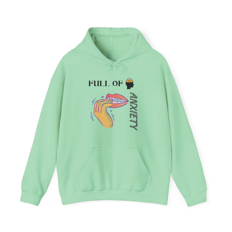 Full Of Anxiety Unisex Heavy Blend™ Hooded Sweatshirt