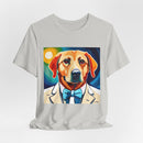 White Dog Unisex Jersey Short Sleeve Tee