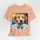 White Dog Unisex Jersey Short Sleeve Tee