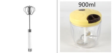 Semi-automatic Stainless Steel Egg Whisk